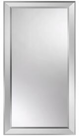 Zrcadlo 80 x 140 cm zdobené fazeta lišta OHIO